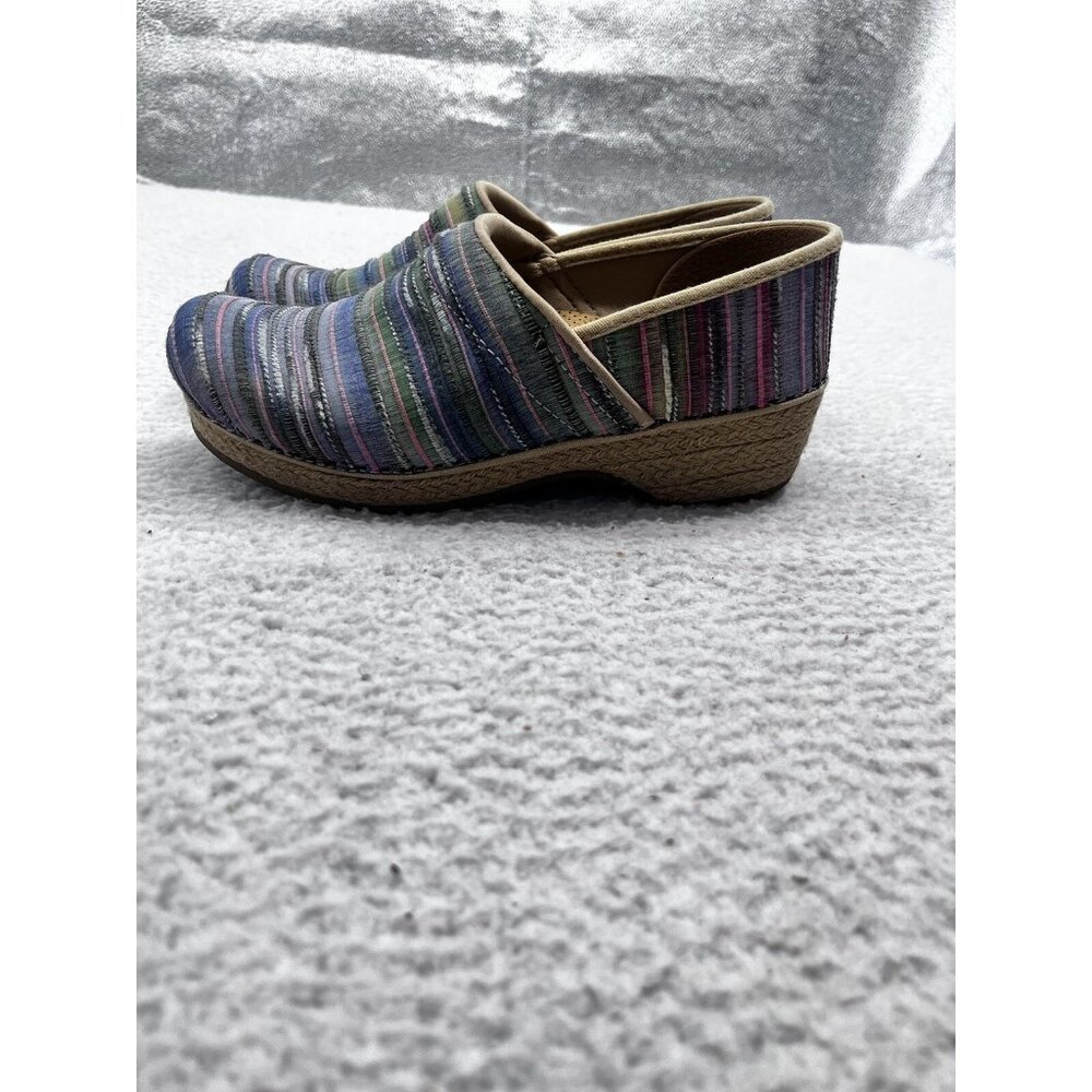 Dansko Multicolor Striped Mules - Picture 8 of 14
